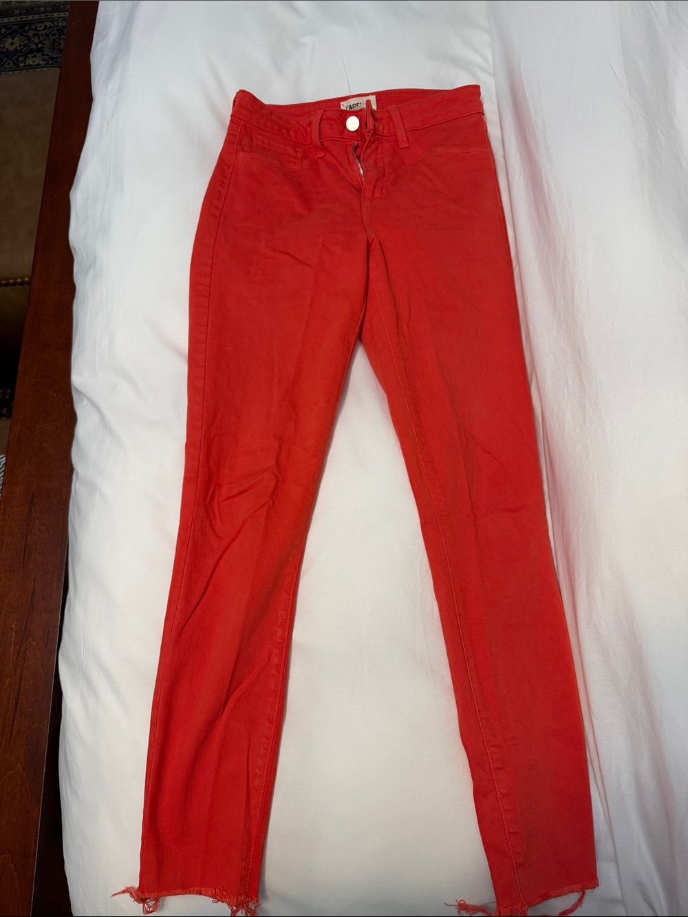 L'AGENCE Red Skinny Jeans